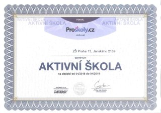 Naše certifikace a ocenění